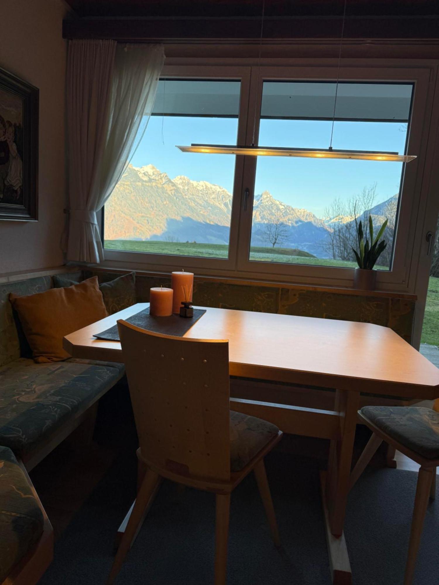 Bergnest Brandnertal Leilighet Bürserberg Eksteriør bilde